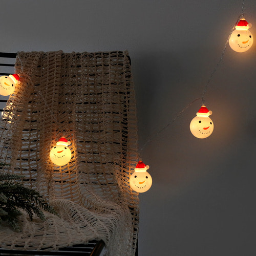 크리스마스 눈사람 LED 전구(20구)